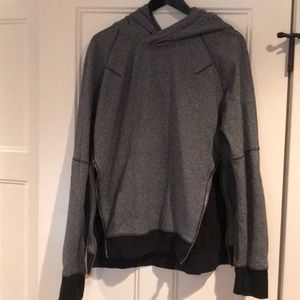 Lululemon double zipper hooded sweatshirt